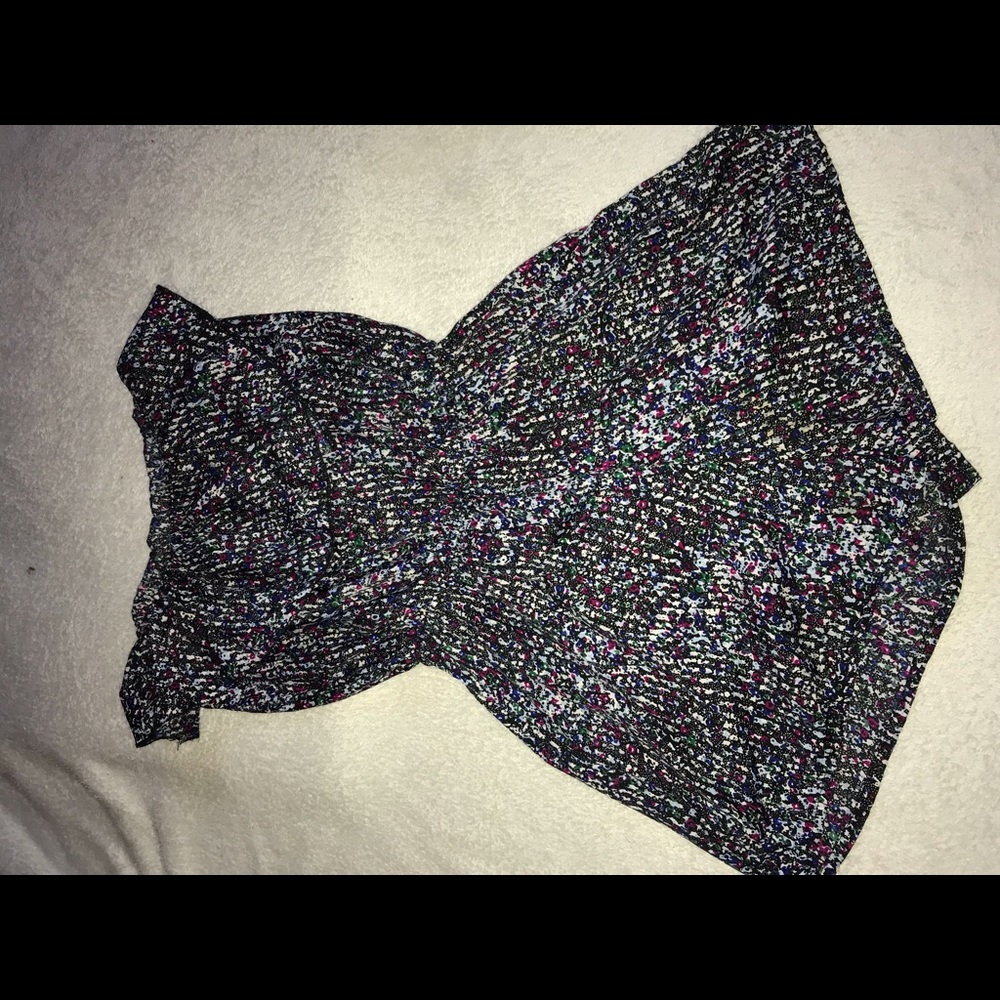 Multi-color strapless romper - Picture 2 of 2